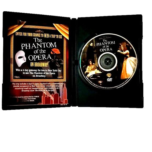The Phantom of the Opera DVD 2005 Movie PG 13 Drama Suspense Gerard Butler - Picture 3 of 3